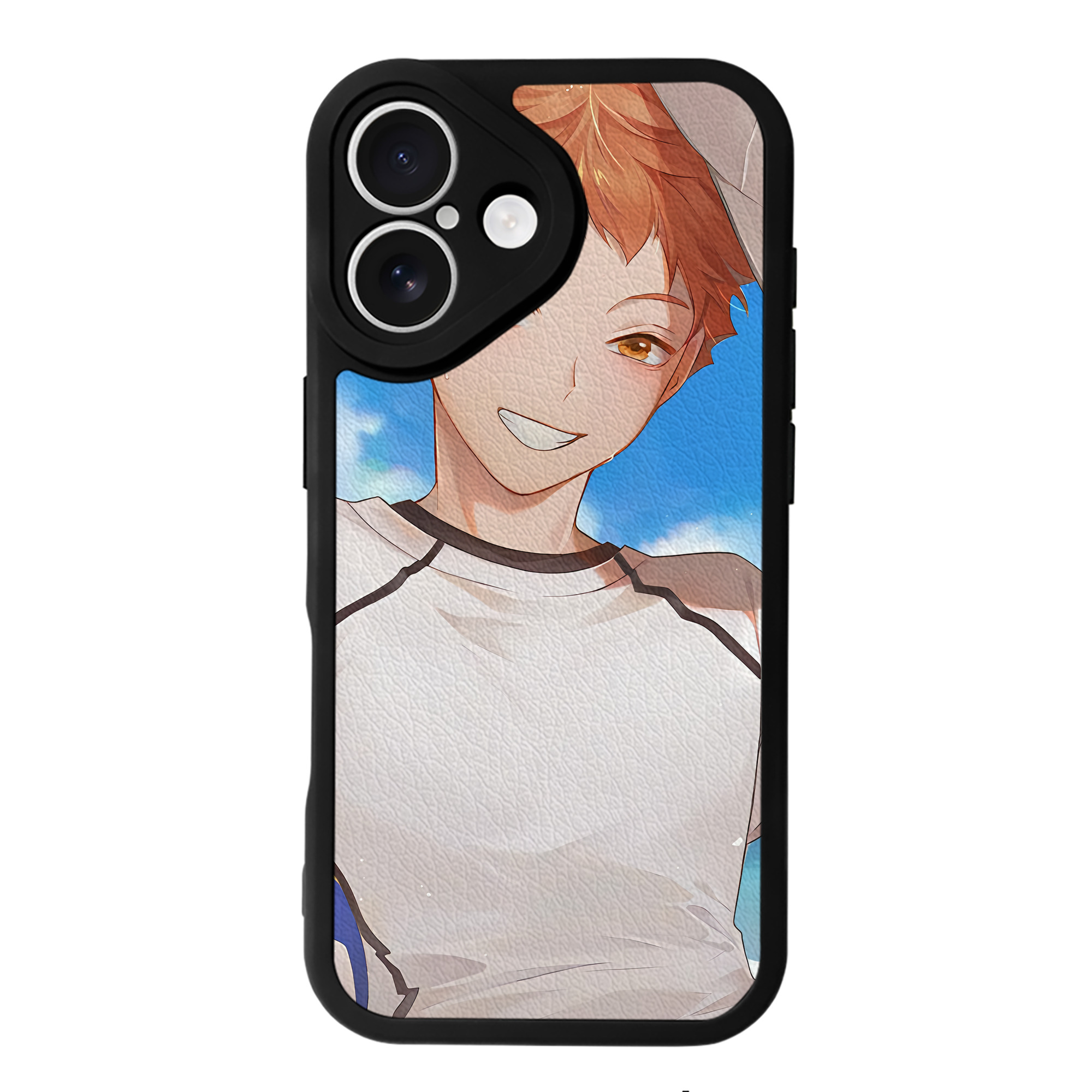 （画像用） ハイキュー!! Haikyu!! 【iPhone 16シリーズ対応】シリコンスマホケース（レザー調） 材質：シリコン